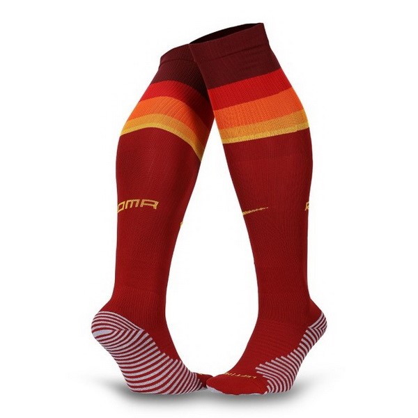 Calcetines As Roma Primera Equipación 2020-2021 Rojo